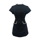 Vestido Curto Elegante Pérola