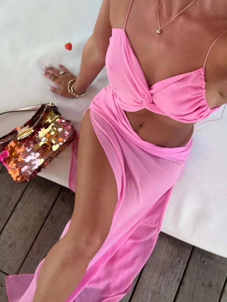 Vestido Midi Elegância Minimalista