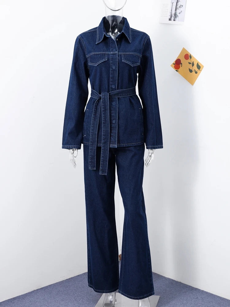 Conjunto Jeans Feminino